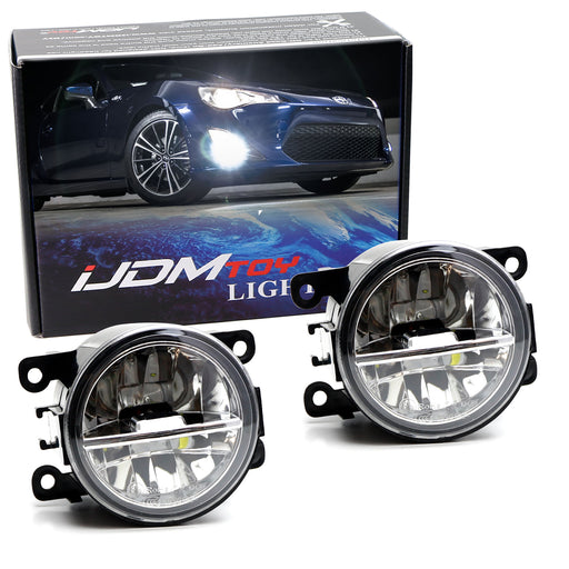 10W LED Halo Ring, Driving Fog Light For Acura Honda Nissan Infiniti Subaru Ford