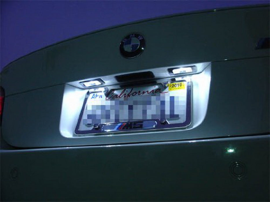 Direct Replace Error Free 24-LED License Plate Lamps For BMW E90 E92 E60 E70