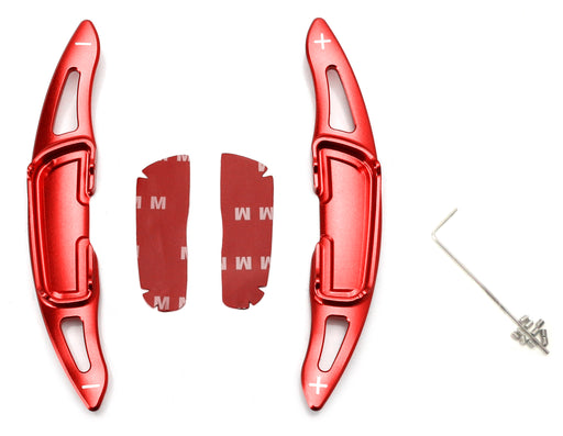 Red Aluminum Steering Wheel Paddle Shifter Extensions For Mazda 3 6 CX3 CX5 CX9