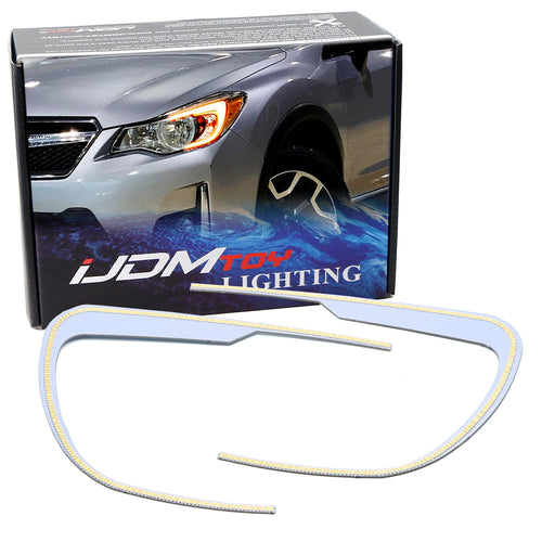 C-Ring Switchback LED Headlight Halo Kit For 13-17 Subaru XV Crosstrek Retrofit