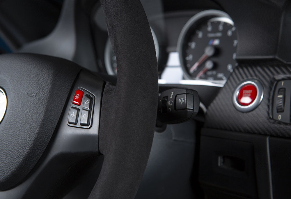 Sports Red M Steering Wheel Push Button Replacement For BMW E9x E90 E92 E93 M3