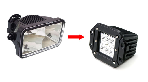 Amber 24W Flush Mount LED Pod Fog Light Kit For 2015-20 F150 & 2017-20 F250 F350