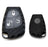 Carbon Fiber Style Silicone Key Fob Cover For Mercedes Gen1 C E S G CL Keyless