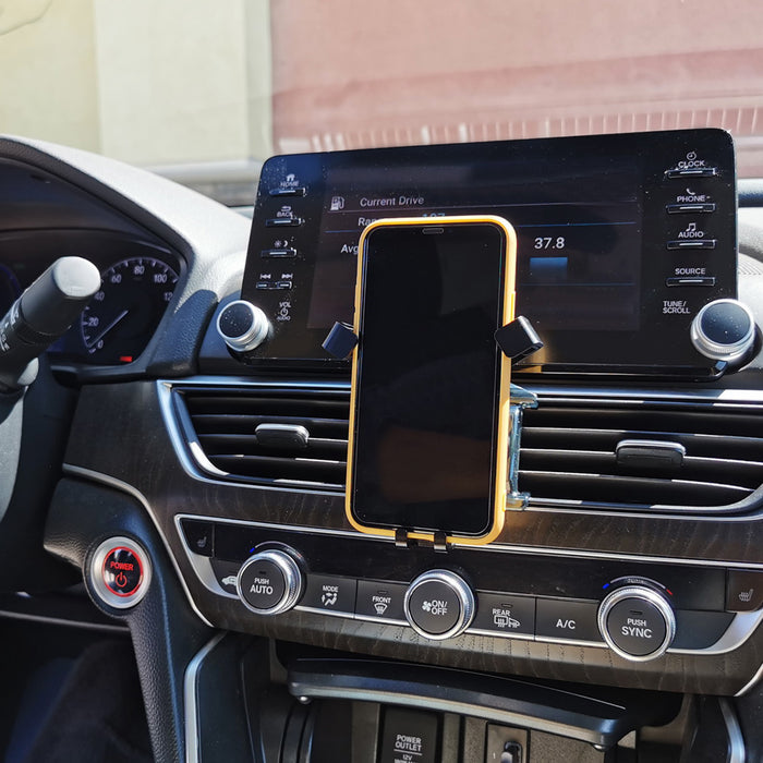 Smartphone Gravity Holder w/Exact Fit Clip-On Dash Mount For 18-22 Honda Accord
