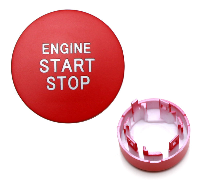 TRD-Red Engine Push Start Button w/ Tool For 20+ Camry Tundra Sienna Corolla etc
