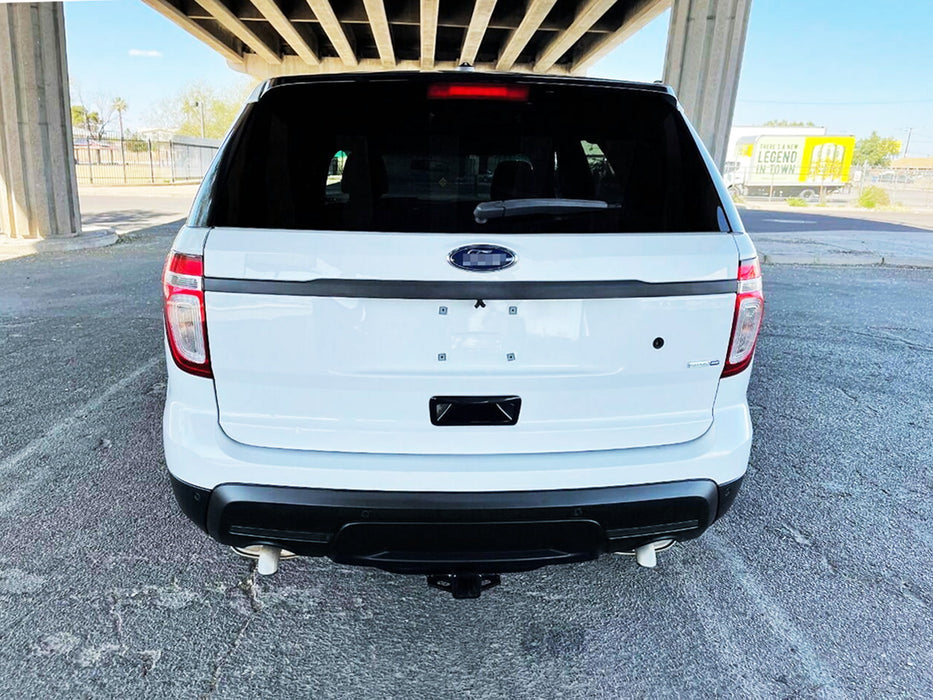 Smoked Rear Bumper Reflector Lens Replacements For 2011-15 Pre-LCI Ford Explorer