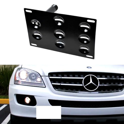 Bumper Tow Hook License Plate Mounting Bracket For 2006-11 Mercedes W164 M-Class