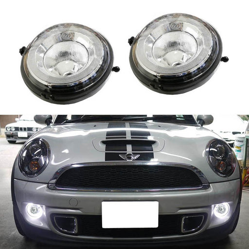 Direct Fit LED Halo Daytime Running Lights Fog Lamps Assembly For MINI Cooper