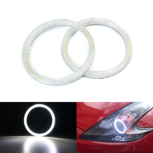 6000K Xenon White SMD LED Angel Eyes Halo Rings For 09-20 Nissan 370Z Fairlady