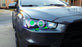 v2. Green Demon Eyes LED Modules For Car Bike Headlights Projector Retrofit DIY