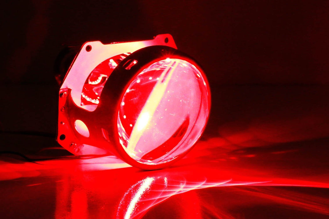 Red 15-SMD High Power LED Demon Eye Halo Ring Kit For Headlight Projector Lens