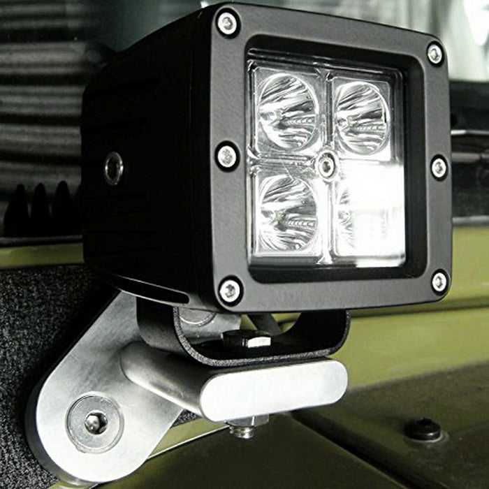 (2) 3" 20W CREE LED Cubic Pod Lights For Truck Jeep Off-Road ATV 4WD 4x4 etc