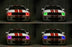 RGB Multi-Color LED Angel Eyes Halo Rings For 2005-2009 Ford Mustang w/ Remote
