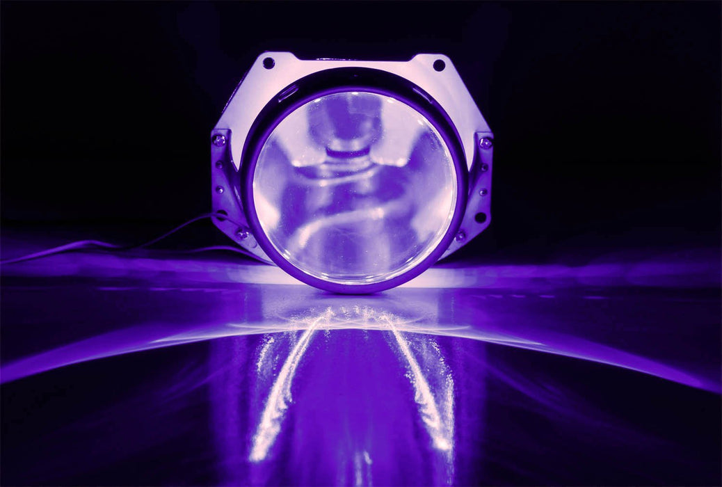 Purple 15-SMD High Power LED Demon Eye Halo Ring Kit For Headlight Projector