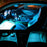 4pc 5" Ice Blue LED Ambient Style Lighting Kit Car Interior Decoration (5V USB)