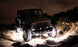 White 3-CREE 9W High Power LED Rock Light Kit For Jeep Truck SUV Off-Road Boat
