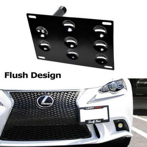 Flush Design Front Bumper Tow Hook License Plate Mount Bracket For Lexus IS CT