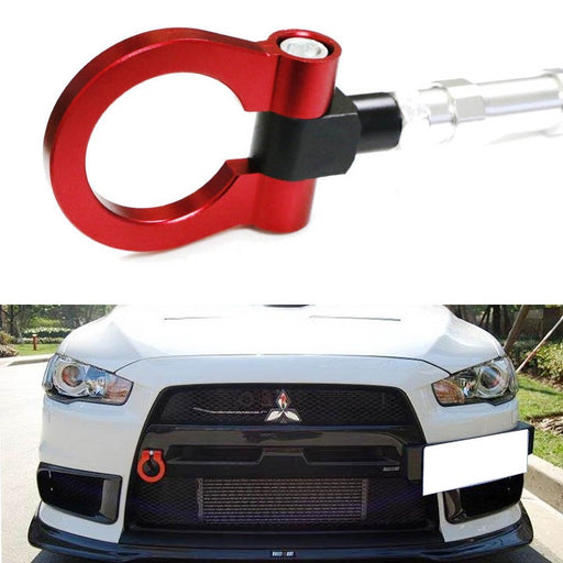 Track Racing Style Aluminum Tow Hook Ring For Mitsubishi Lancer Evolution X 10