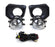 Complete Clear Lens Fog Light Kit w/ Bezel Covers Wiring For 16-up Toyota Tacoma