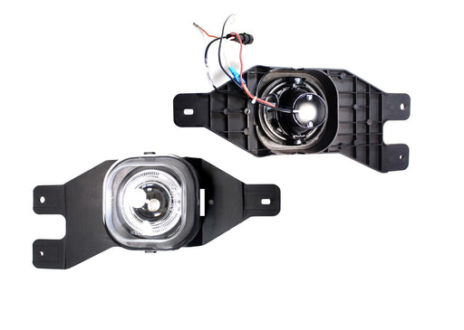 Complete Projector Fog Lights w/LED Halo Ring Bezel For Ford F-Series Super Duty