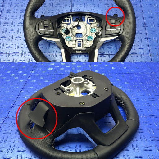 Performance Blue Steering Wheel Paddle Shifter Extension For Ford 20-up Explorer