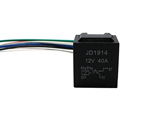 5-Pin 12V 40A SPDT Relay Socket Wire For Car Fog Light Daytime Running Lamps etc-iJDMTOY