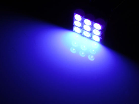 Black UV Ultraviolet 168 194 2825 T10 LED Bulbs For Car Interior Map Dome Lights