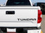 Matte Black Finish 3D 6pcs Tailgate Letter Pieces For 2014-up Toyota Tundra