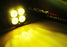 Yellow Lens 24W LED Wide Angle SAE FogLight Kit For Toyota Tacoma Tundra 4Runner