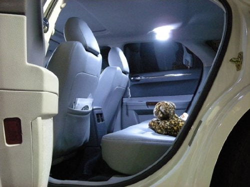 (2) White 6-SMD LED Bulbs For Car Interior Dome Lights, 1.25" 31mm DE3175 DE3022