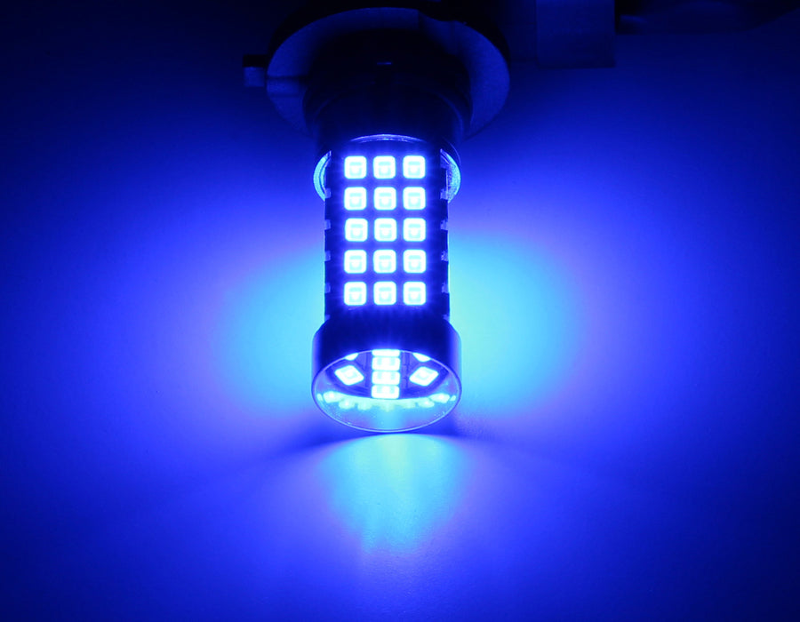 Super Bright Ultra Blue 68-SMD H11 LED Bulbs For DRL Driving Fog Lights