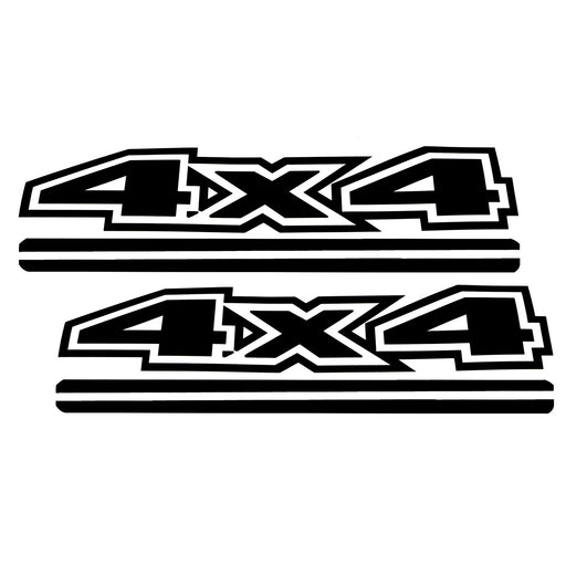 Black Truck Bed Side Fender 4x4 Off-Road Vinyl Decal For Dodge Chevy GMC Ford...