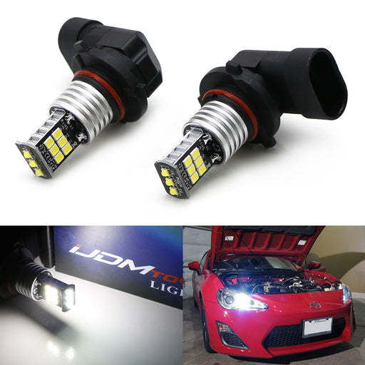 White 9005 CREE Q5 High Power 12-SMD LED Bulbs For Scion FR-S Daytime Lights DRL