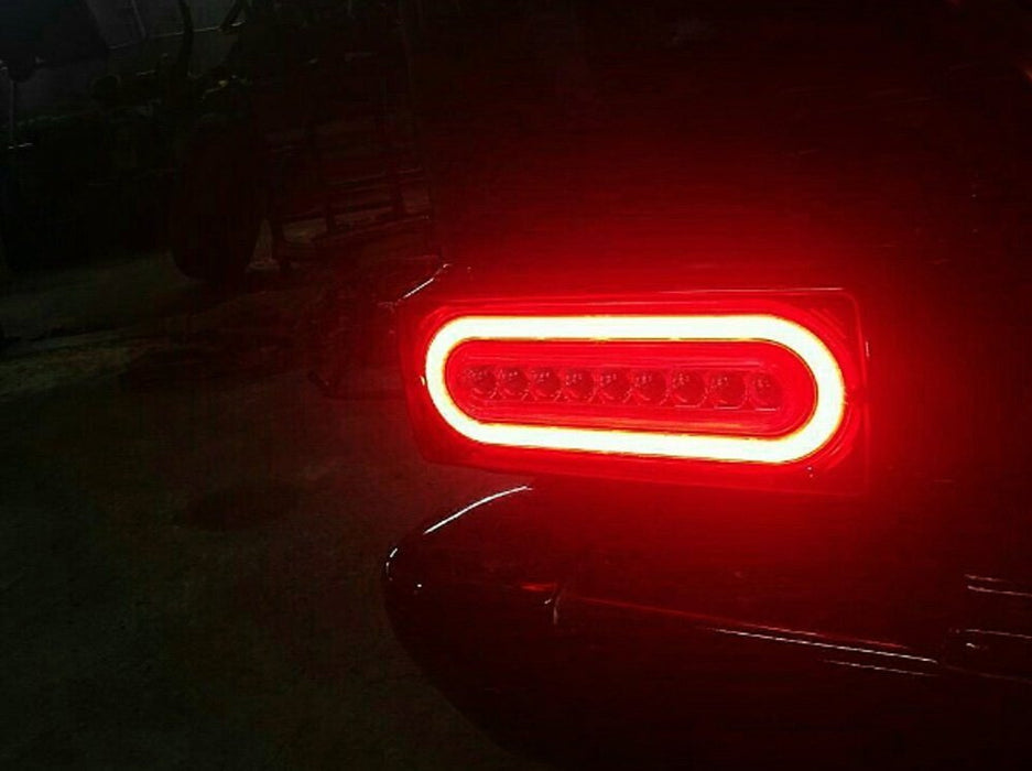 Red Lens Full LED Turn Signal/Tail Lights For 1999-2018 Mercedes W463 G-Class