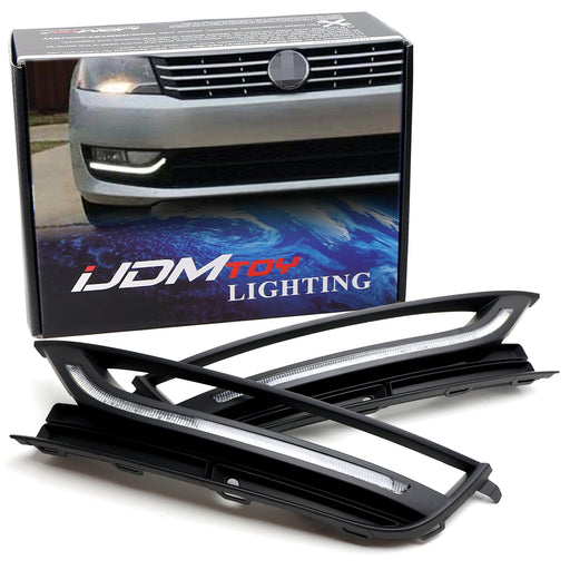 Switchback Color LED Daytime Running Lights DRL Kit For 12-16 Volkswagen Passat