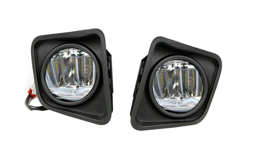 Complete 15W CREE LED Fog Lights w/Bezel Covers, Wiring For 14-21 Toyota Tundra