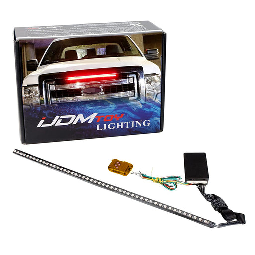 24" 7-Color LED Knight Rider Accent Lighting Strip Kit w/ Remote Control