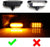 Smoked Lens Amber LED Side Marker Lights For VW MK4 Golf Jetta GTI B5 Passat