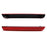 Pair Dark Red Color Rear Bumper Reflector Lenses For 2015-2022 Dodge Challenger