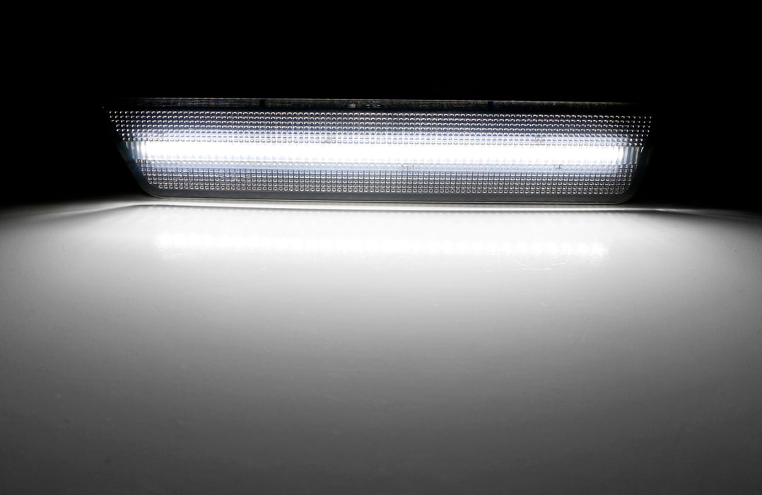 Smoked Lens White LED Rear Side Marker Lamps For Dodge 08-14 Challenger, Charger