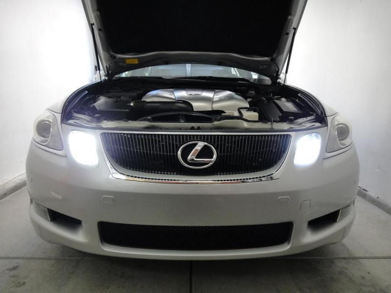 6000K White 9005 LED DRL Kit For Lexus Toyota High Beam Daytime Running Lights