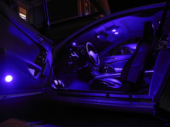 Black UV Ultraviolet 168 194 2825 T10 LED Bulbs For Car Interior Map Dome Lights