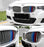 M-Sport 3-Color Grille Insert Trims For BMW F30 3 Series w/Standard Kidney Grill