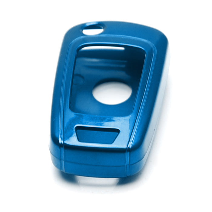 Exact Fit Glossy Blue Smart Key Fob Shell Cover For Chevrolet GMC 3 4 5 Buttons