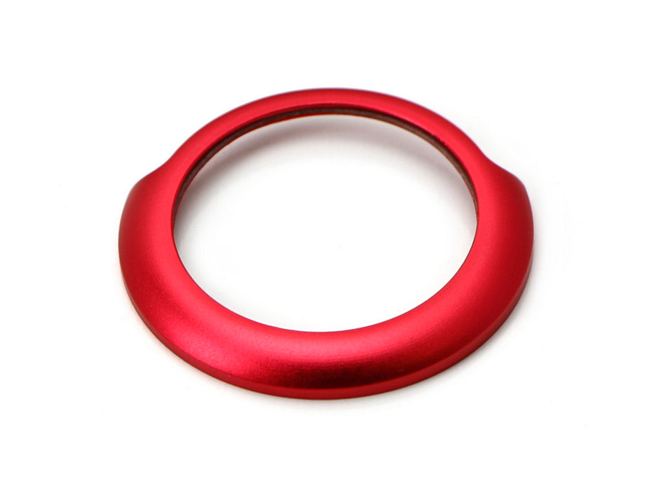 Red Aluminum Keyless Engine Push Start Button Decoration Ring Trim For BMW G30