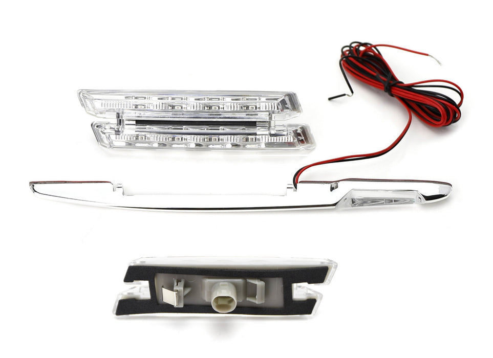 Clear Lens Amber/White LED Fender Side Marker Light Assy For BMW 1 3 5 Series