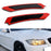 Euro Dark Smoked Lens Front Bumper Side Markers For 09-12 BMW E90/E91 3 Series