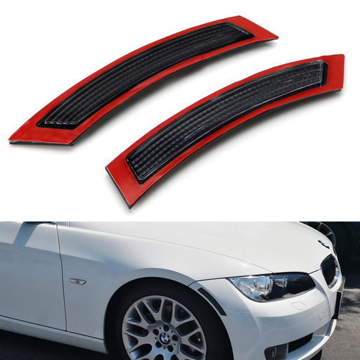 Smoked Lens Front Bumper Wheel Arch Side Markers For BMW E92/E93 3 Series Coupe
