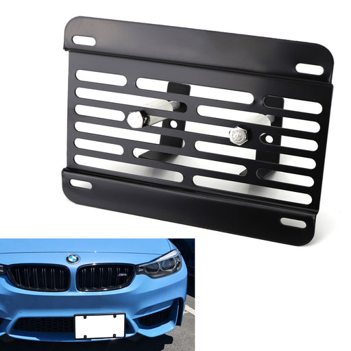 No Drill Front Grille Mesh Mount License Plate Relocator For BMW M2 M3 M4 M5 M6