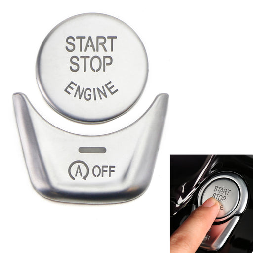 Silver Push Start Button Decoration Cover Trims For 2017-up BMW G30/G31 5 Series